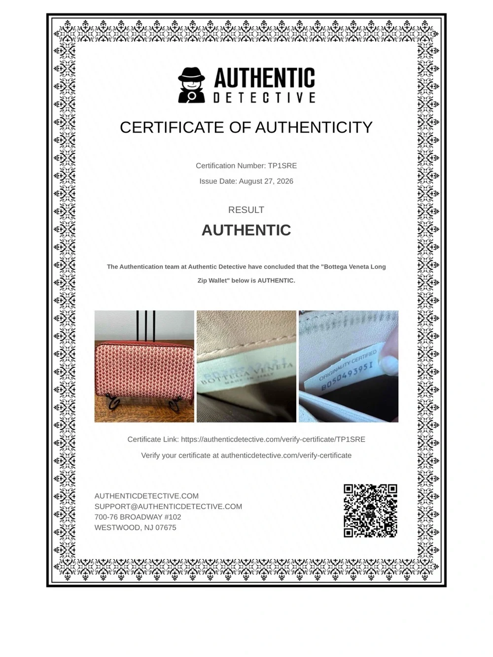 Bottega Veneta Woven Intrecciato Zip Around Wallet w/Python Trim w/ COA